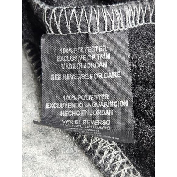 Beverly Hills Polo Club Men's Gray and Black Quarter Zip Pullover Sweater Size L - Picture 4 of 4